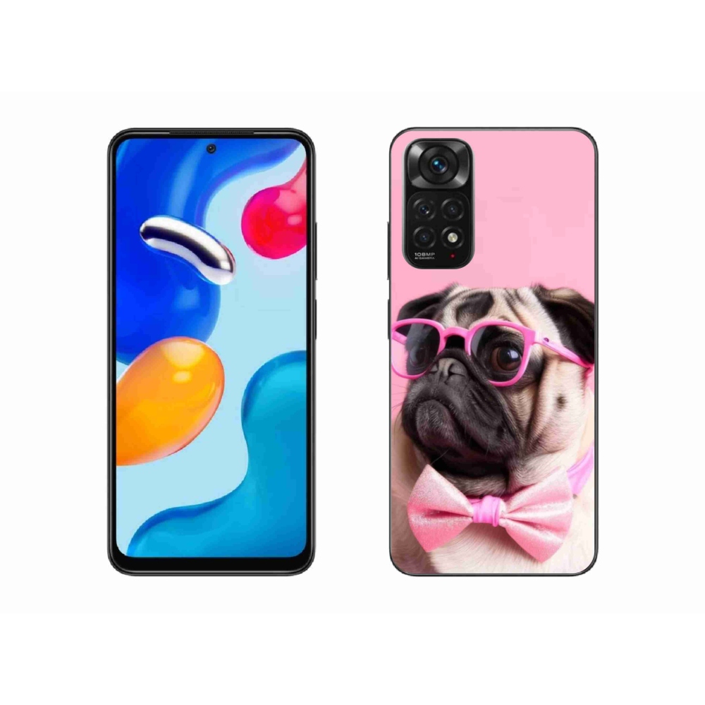 Gelový kryt mmCase na Xiaomi Redmi Note 11 4G - stylový mops
