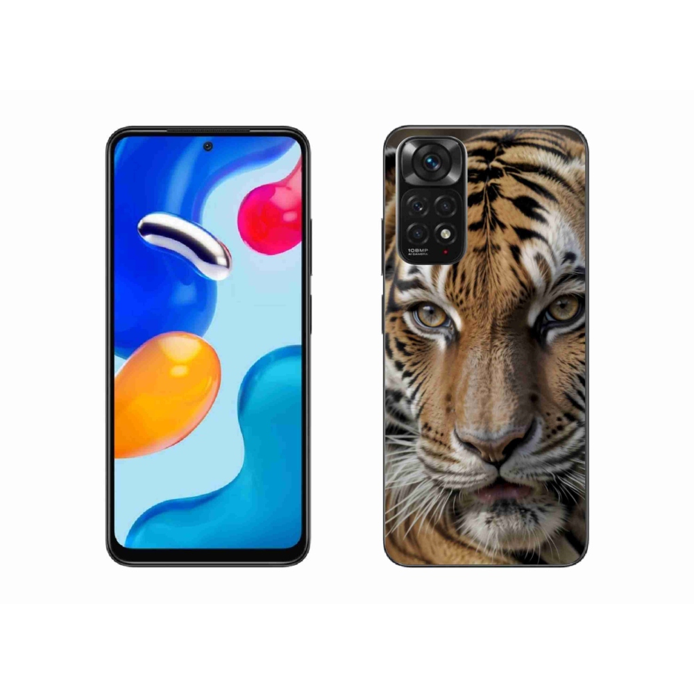 Gelový kryt mmCase na Xiaomi Redmi Note 11 4G - tygří pohled