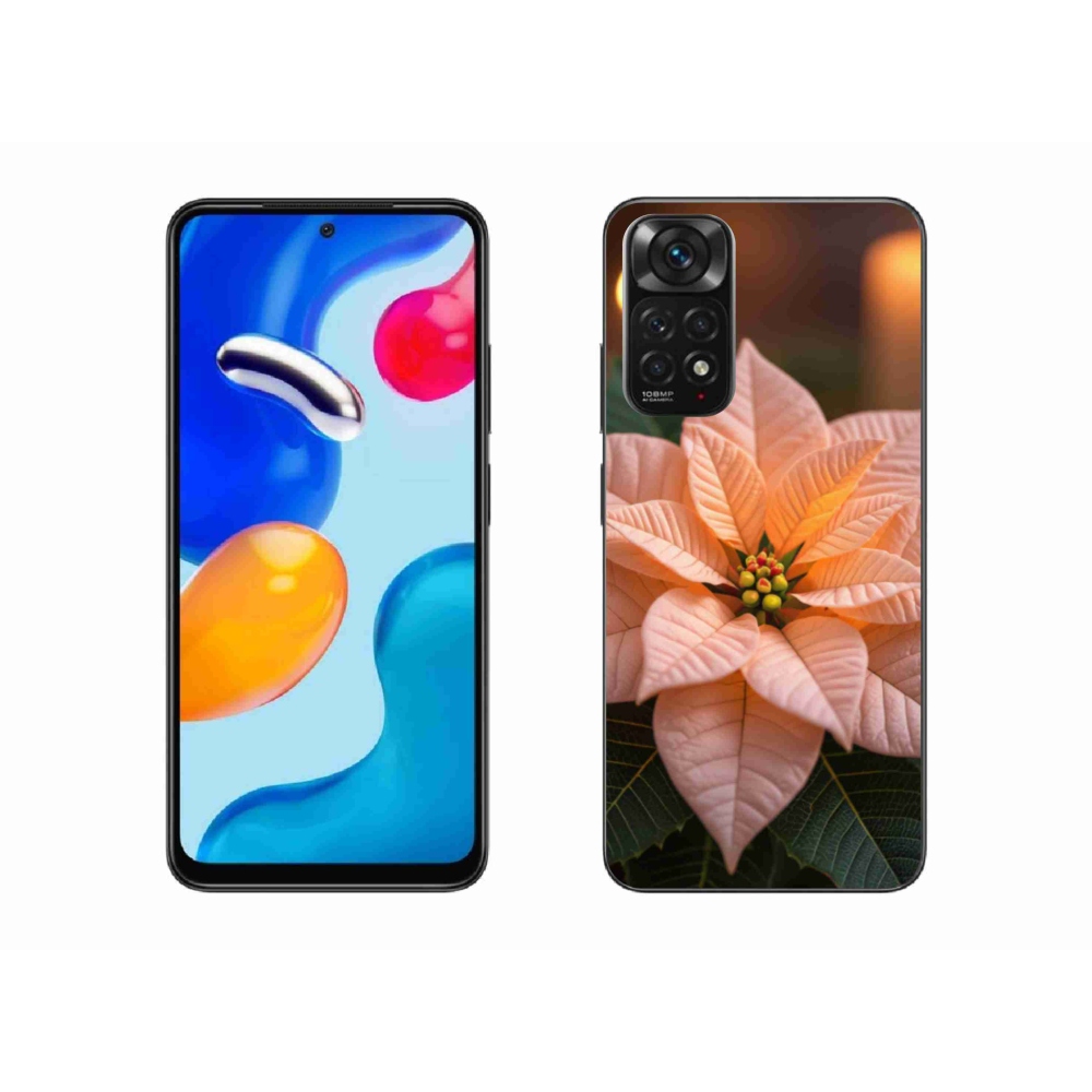 Gelový kryt mmCase na Xiaomi Redmi Note 11 4G - vánoční hvězda