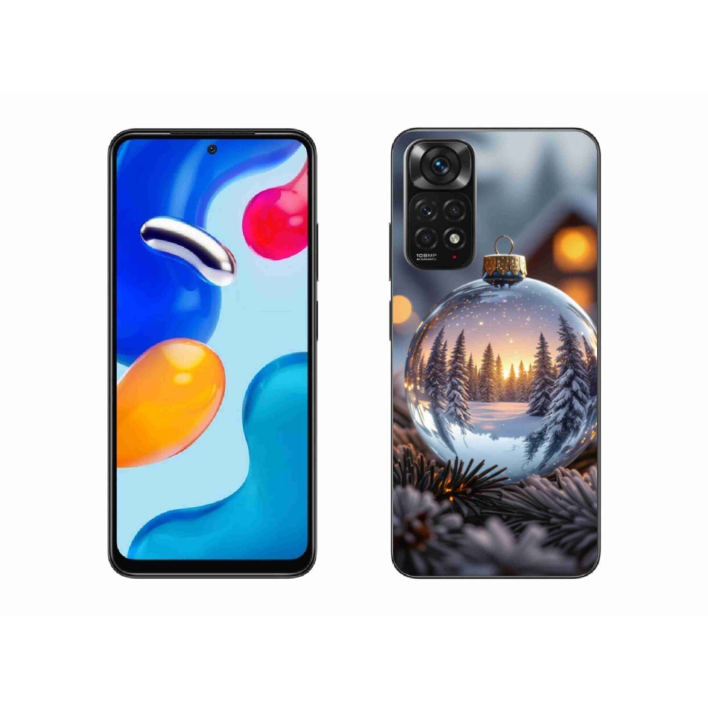 Gelový kryt mmCase na Xiaomi Redmi Note 11 4G - vánoční ozdoba