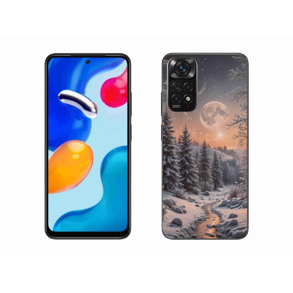 Gelový kryt mmCase na Xiaomi Redmi Note 11 4G - zimní krajina 2