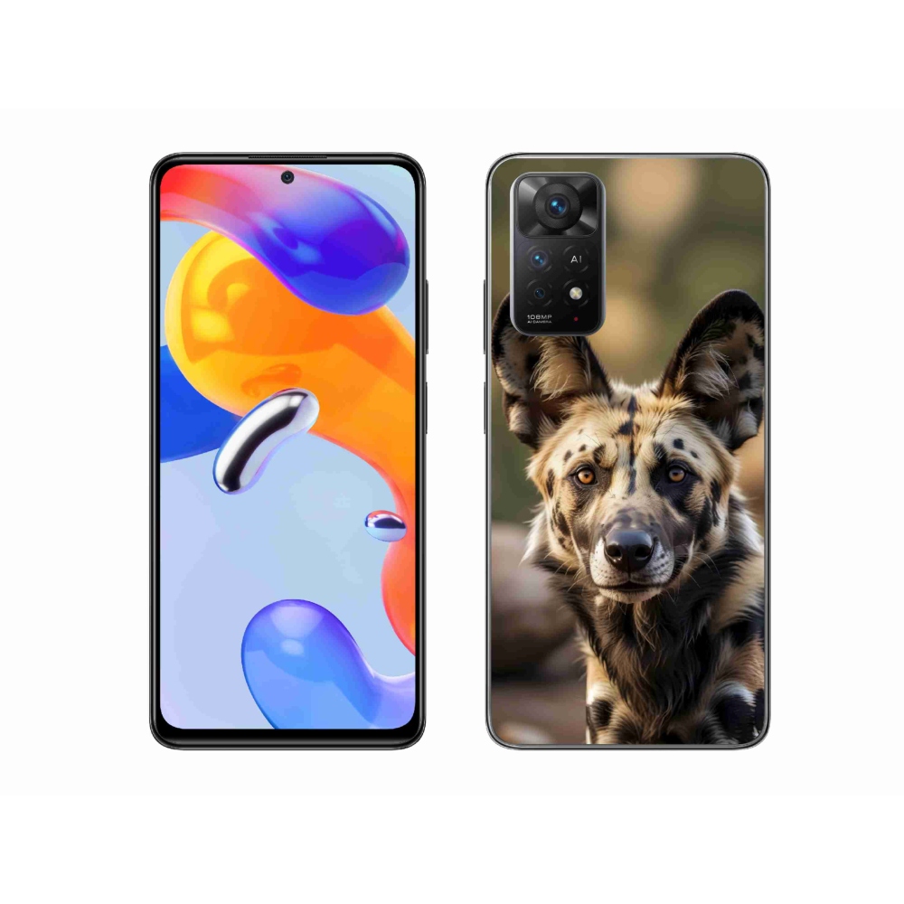 Gelový kryt mmCase na Xiaomi Redmi Note 11 Pro 4G/5G - africký divoký pes