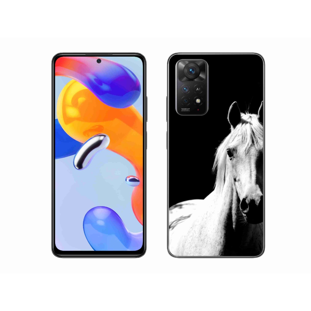Gelový kryt mmCase na Xiaomi Redmi Note 11 Pro 4G/5G - bílý kůň 5
