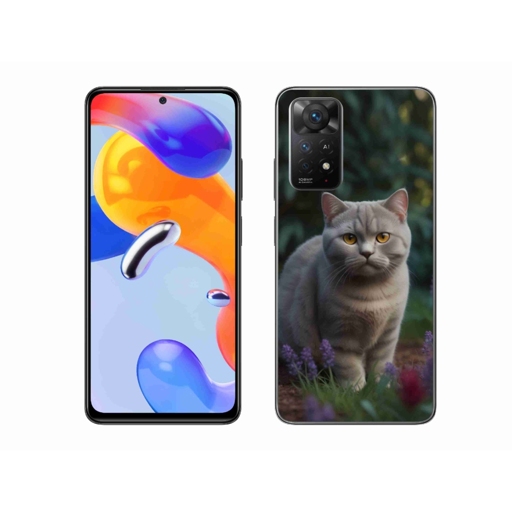 Gelový kryt mmCase na Xiaomi Redmi Note 11 Pro 4G/5G - britská kočka