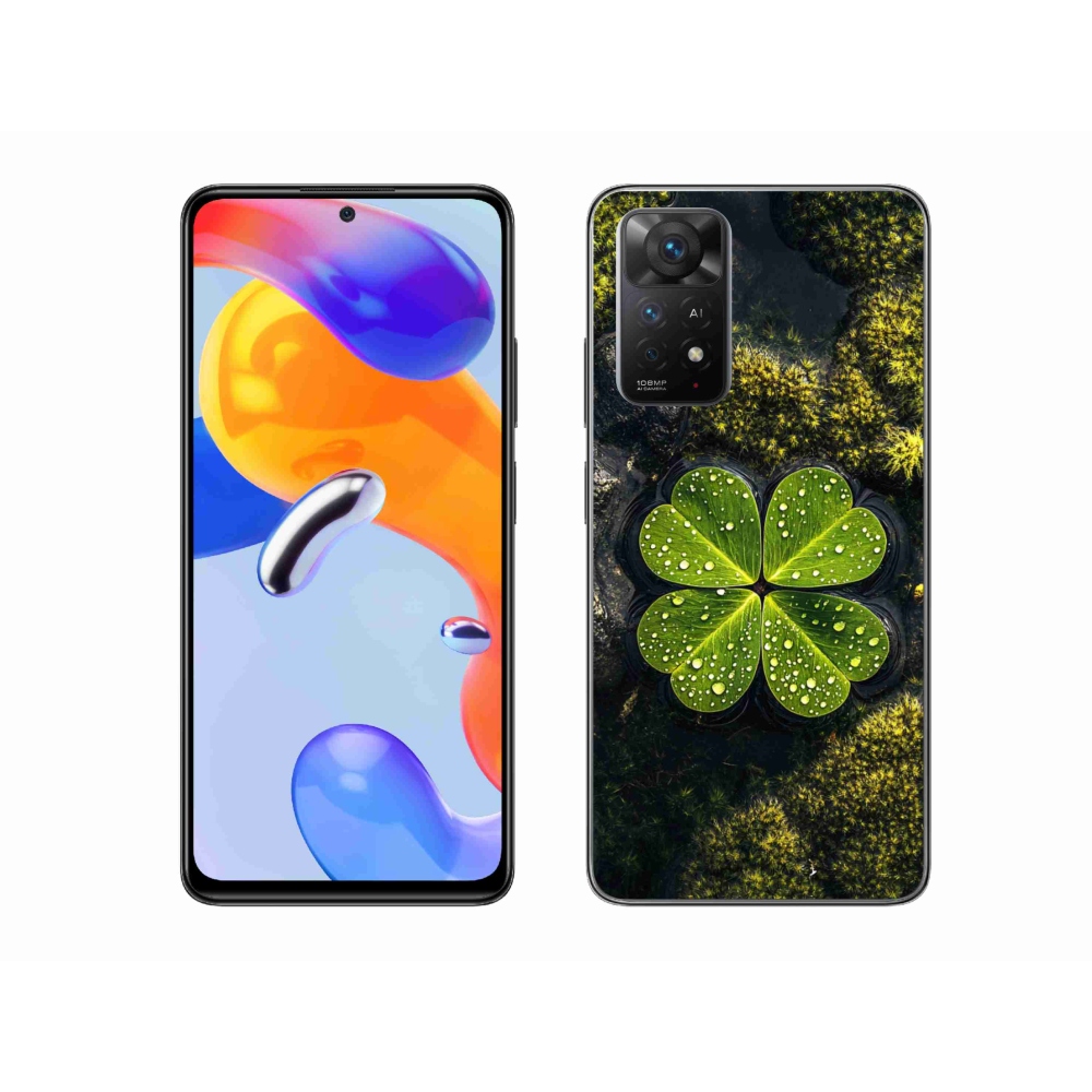Gelový kryt mmCase na Xiaomi Redmi Note 11 Pro 4G/5G - čtyřlístek