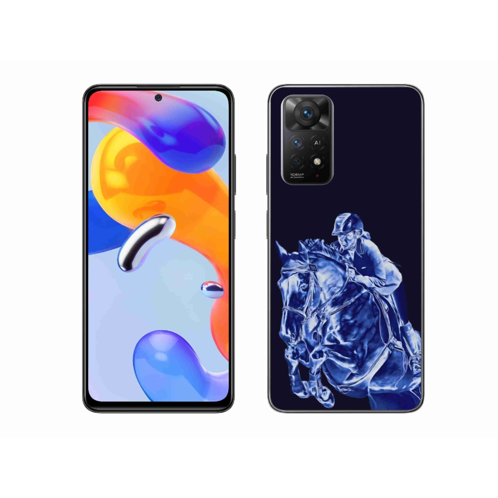Gelový kryt mmCase na Xiaomi Redmi Note 11 Pro 4G/5G - dostihový kůň