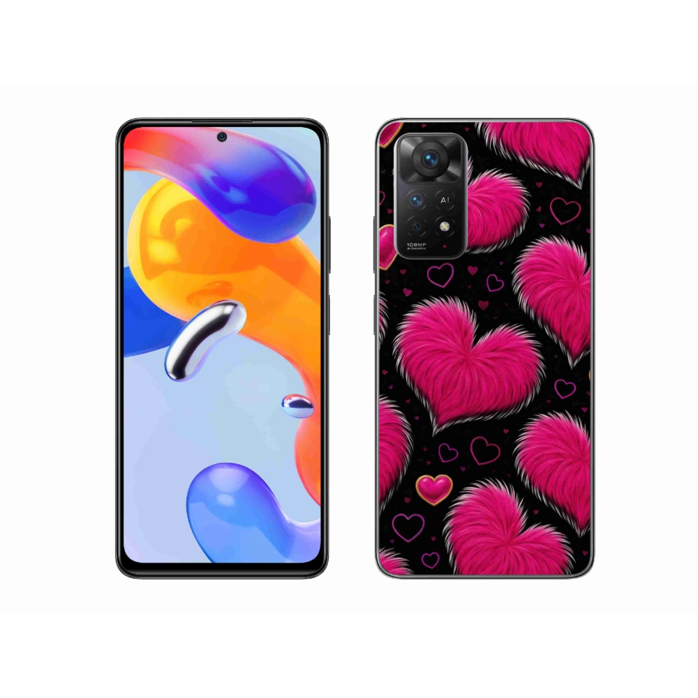 Gelový kryt mmCase na Xiaomi Redmi Note 11 Pro 4G/5G - hebká srdce
