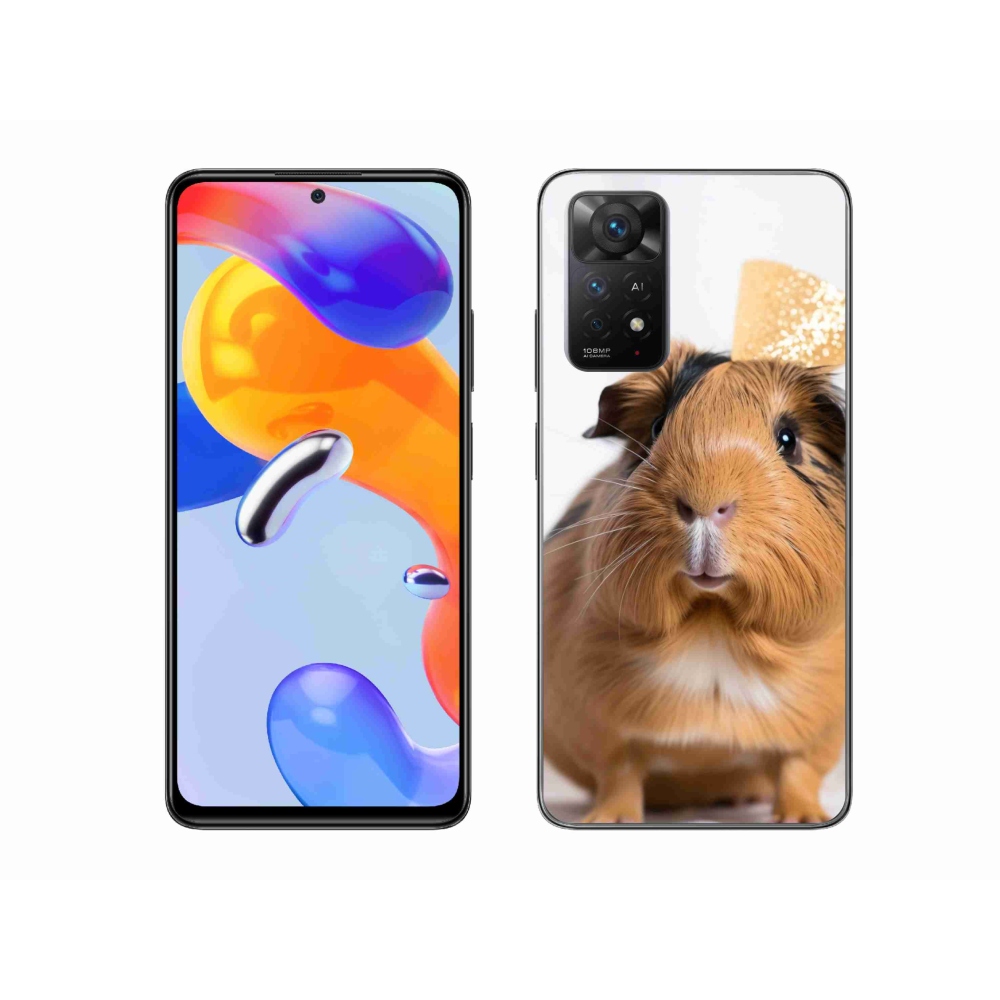 Gelový kryt mmCase na Xiaomi Redmi Note 11 Pro 4G/5G - hnědé morče