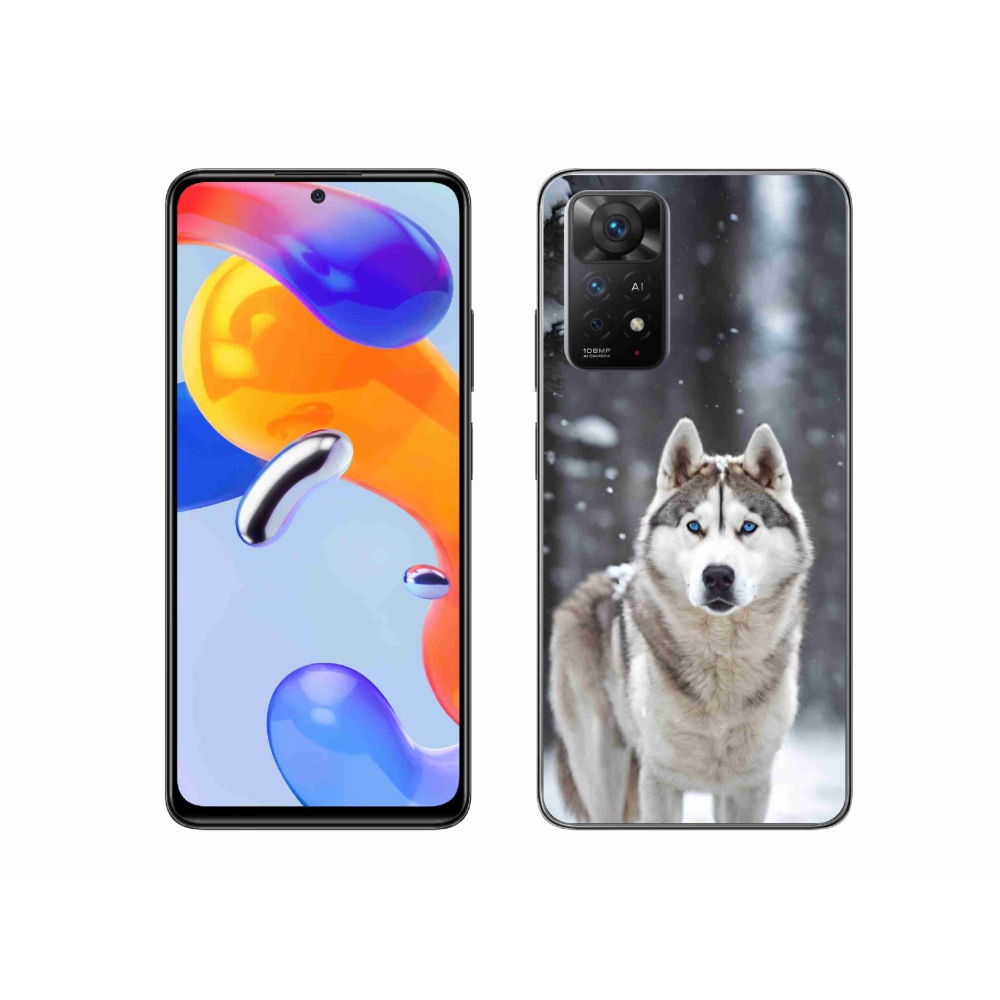 Gelový kryt mmCase na Xiaomi Redmi Note 11 Pro 4G/5G - husky 2