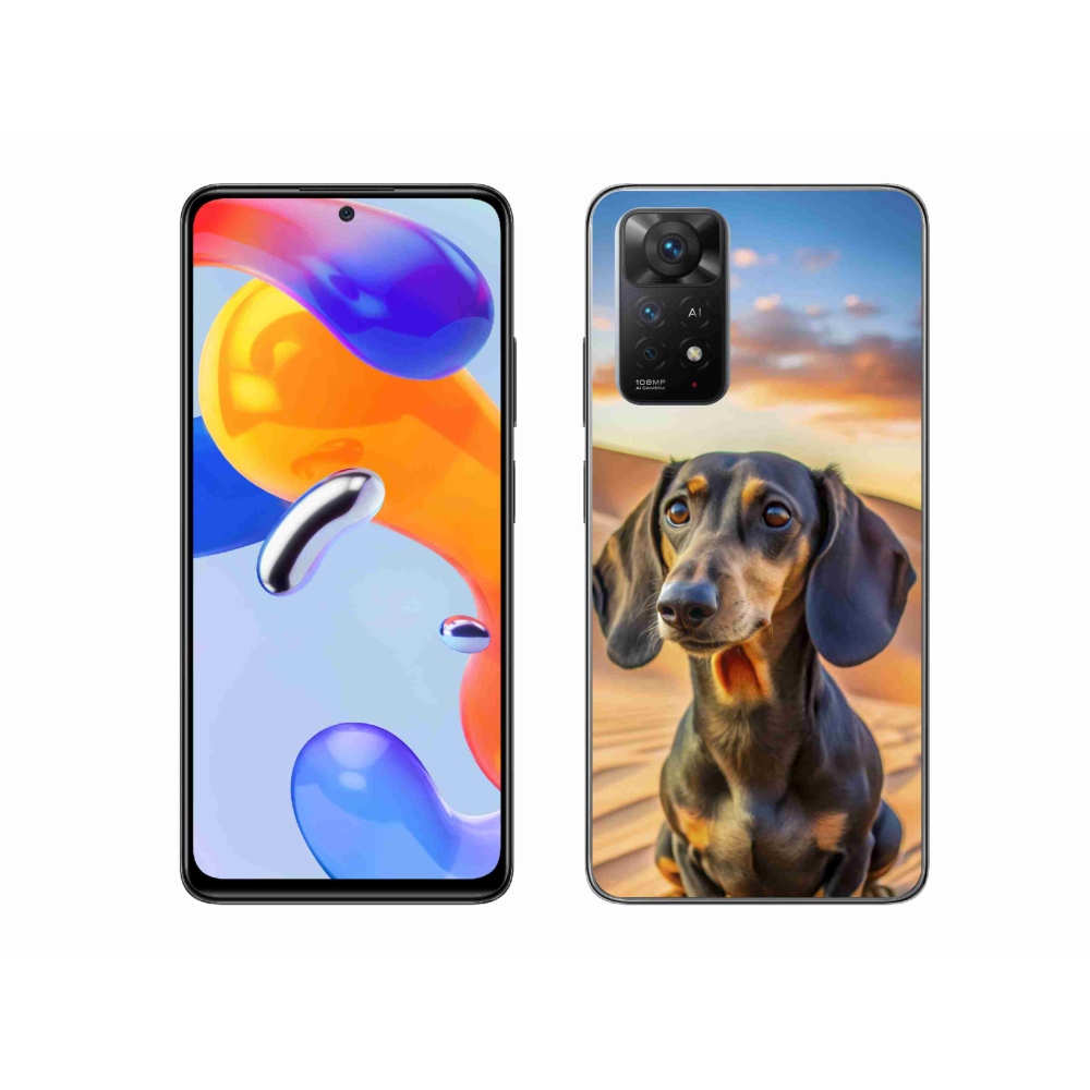 Gelový kryt mmCase na Xiaomi Redmi Note 11 Pro 4G/5G - jezevčík 3 