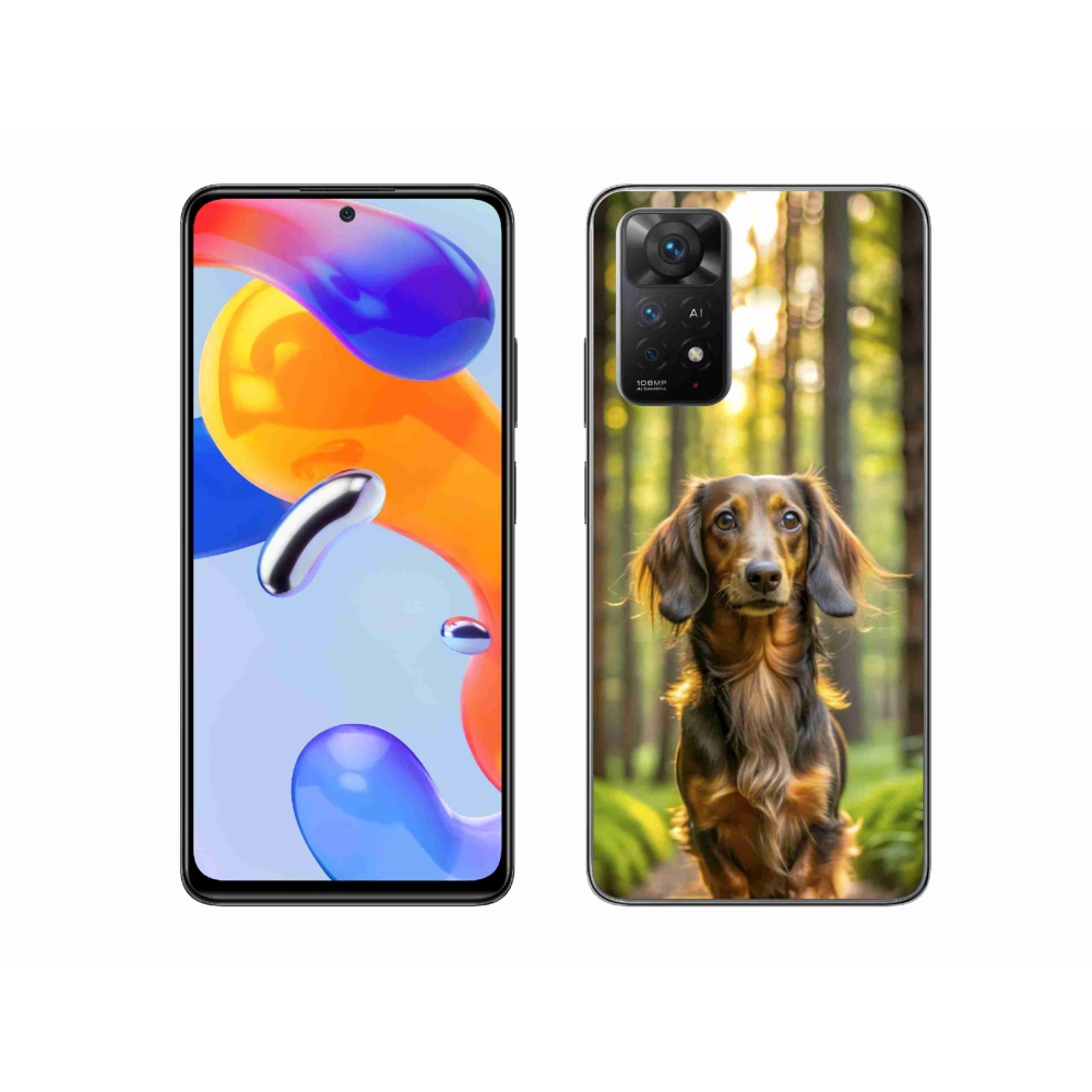 Gelový kryt mmCase na Xiaomi Redmi Note 11 Pro 4G/5G - jezevčík 4