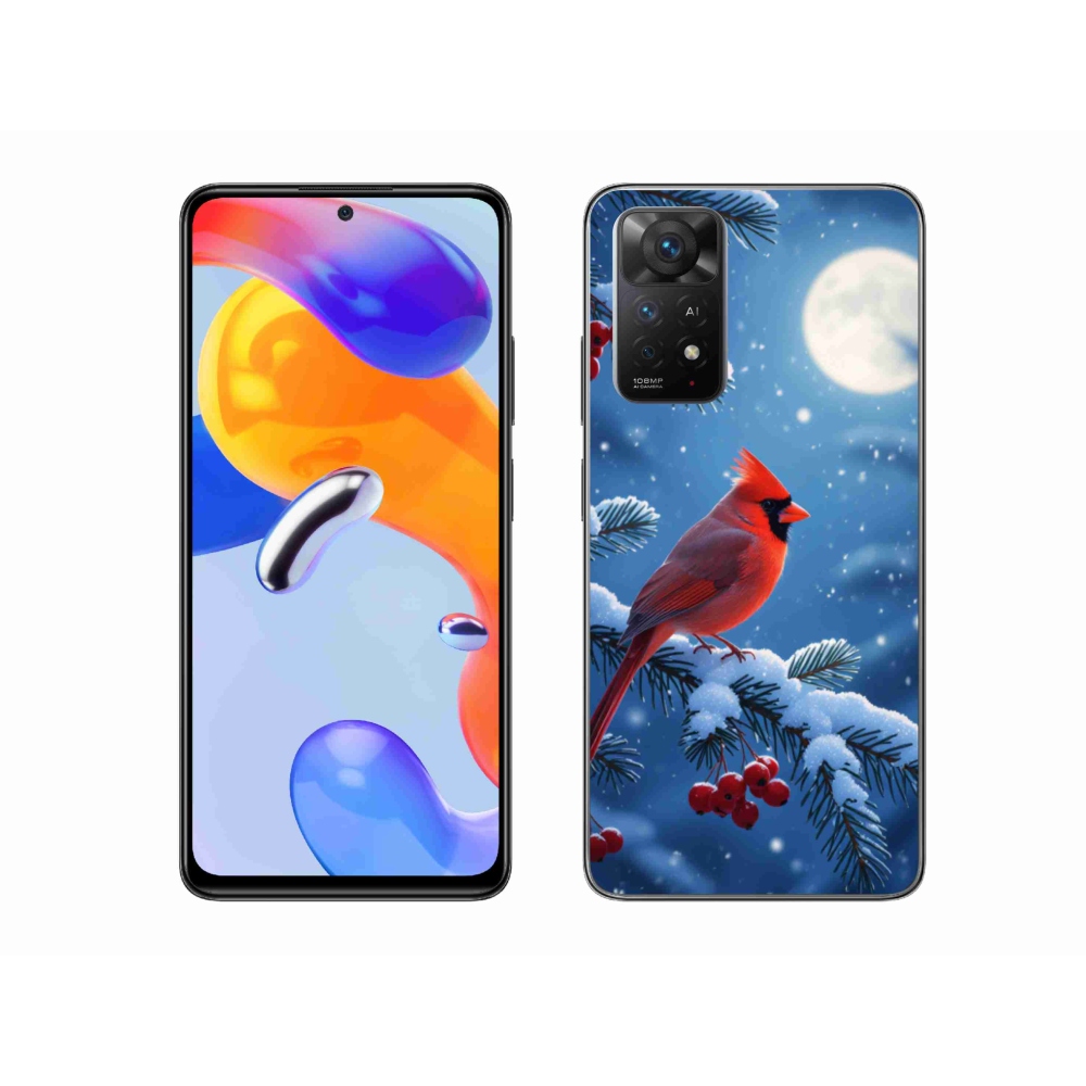 Gelový kryt mmCase na Xiaomi Redmi Note 11 Pro 4G/5G - kardinál červený