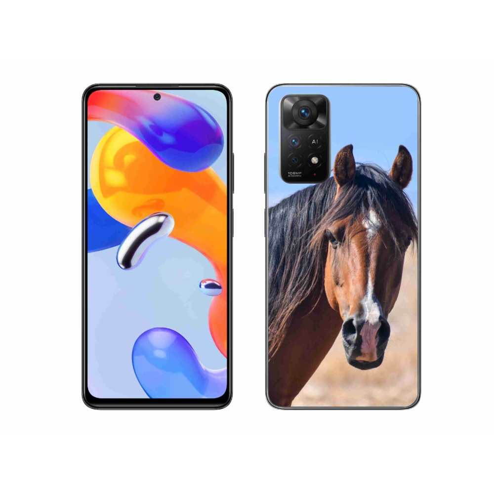 Gelový kryt mmCase na Xiaomi Redmi Note 11 Pro 4G/5G - klidný kůň
