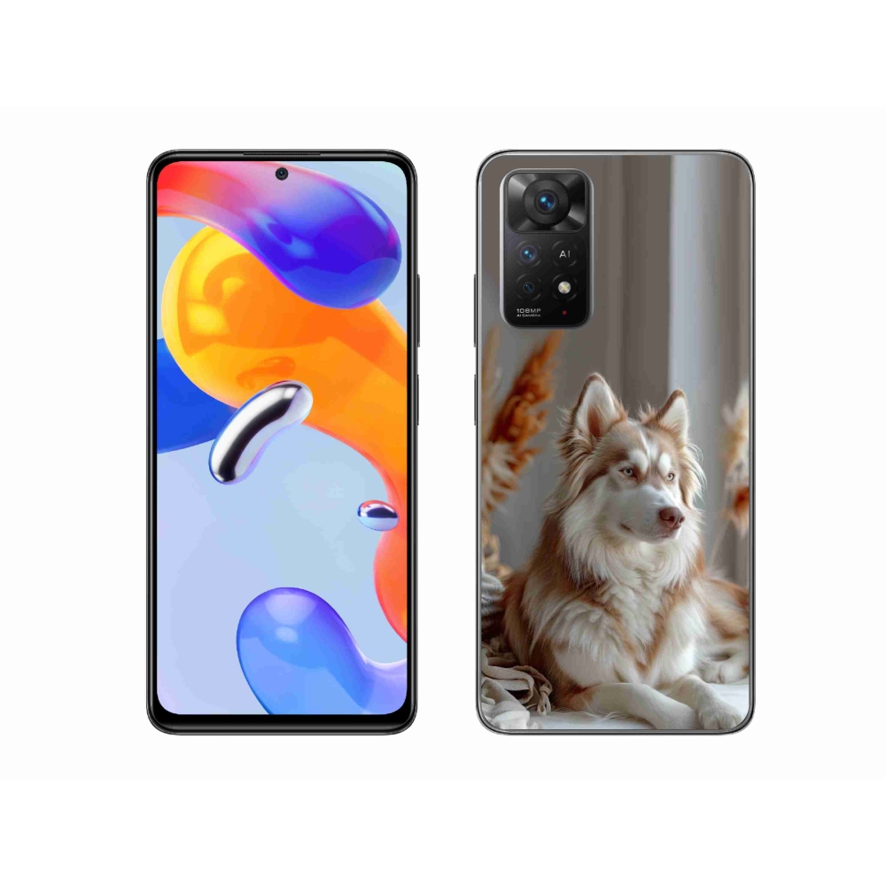 Gelový kryt mmCase na Xiaomi Redmi Note 11 Pro 4G/5G - klidný sibiřský husky