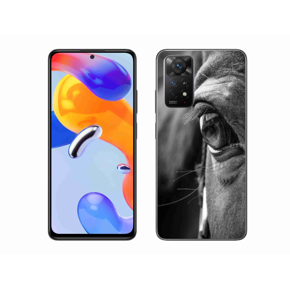 Gelový kryt mmCase na Xiaomi Redmi Note 11 Pro 4G/5G - koňský pohled