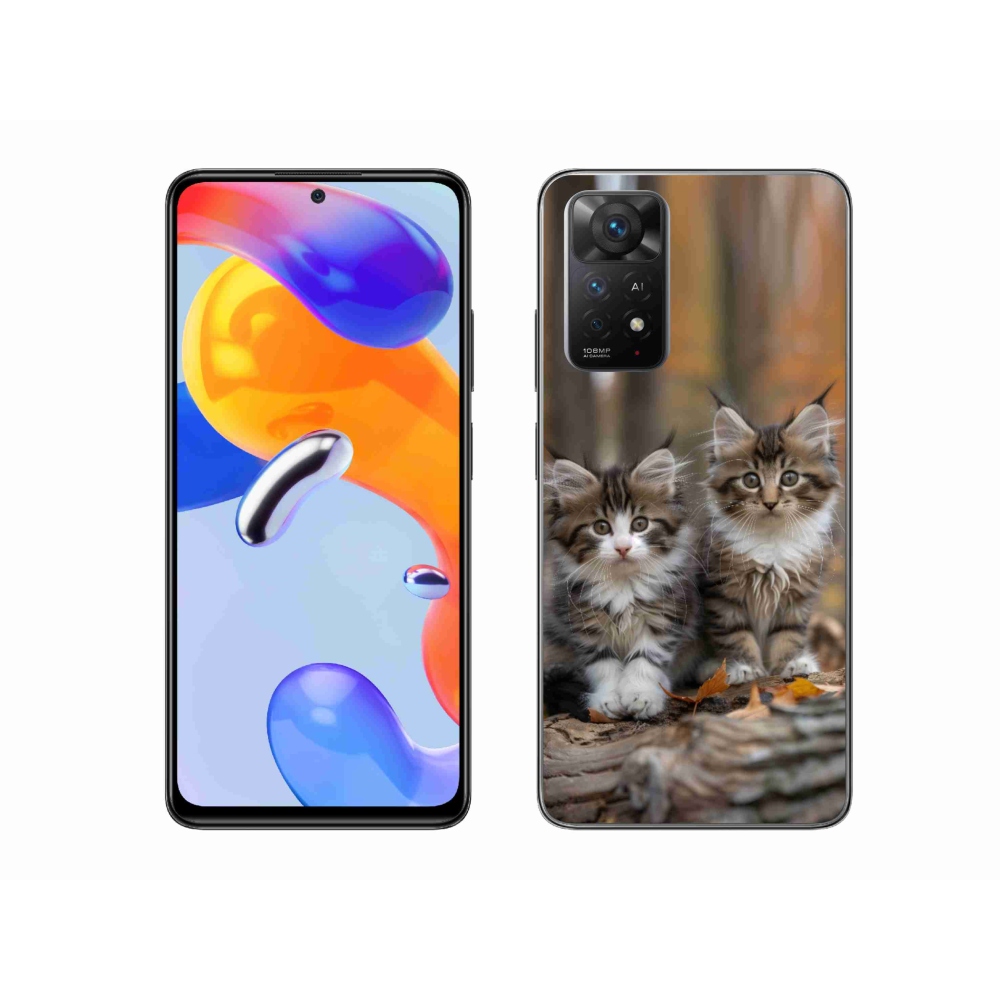 Gelový kryt mmCase na Xiaomi Redmi Note 11 Pro 4G/5G - kočičí duo 3