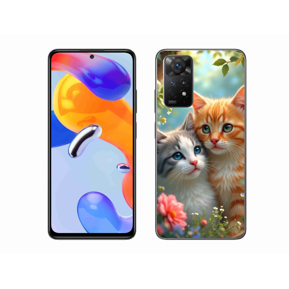 Gelový kryt mmCase na Xiaomi Redmi Note 11 Pro 4G/5G - kočičí láska 2