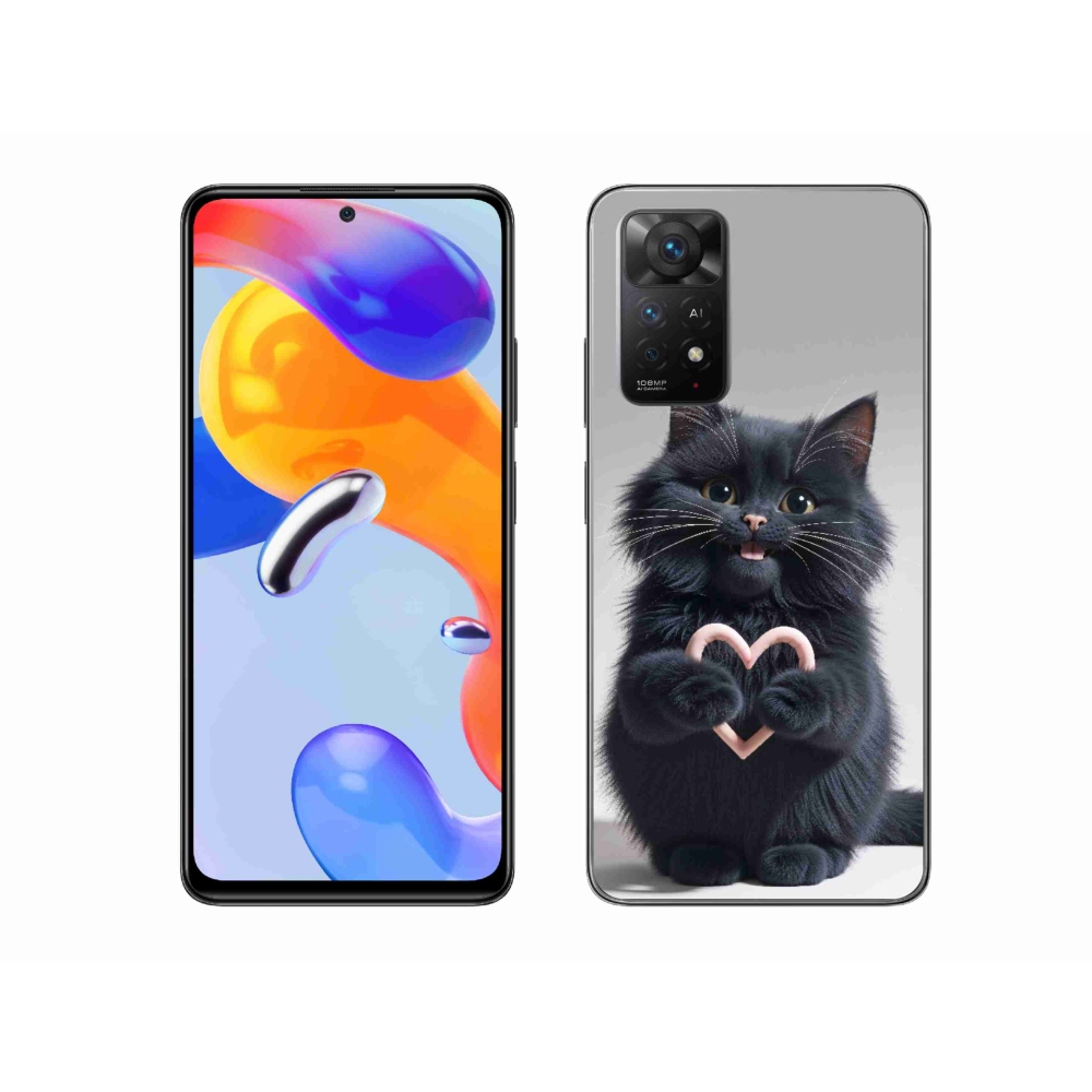 Gelový kryt mmCase na Xiaomi Redmi Note 11 Pro 4G/5G - kočičí láska 3