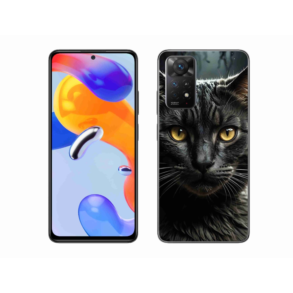 Gelový kryt mmCase na Xiaomi Redmi Note 11 Pro 4G/5G - kočičí pohled 3