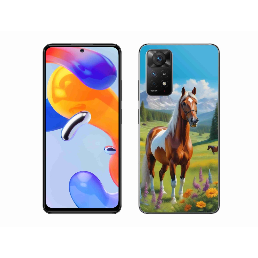 Gelový kryt mmCase na Xiaomi Redmi Note 11 Pro 4G/5G - kůň na louce