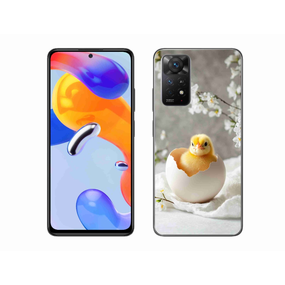 Gelový kryt mmCase na Xiaomi Redmi Note 11 Pro 4G/5G - kuřátko