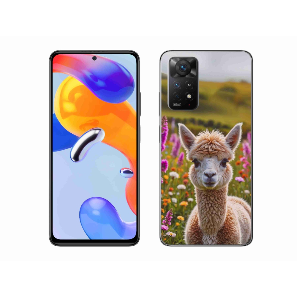 Gelový kryt mmCase na Xiaomi Redmi Note 11 Pro 4G/5G - lama na louce