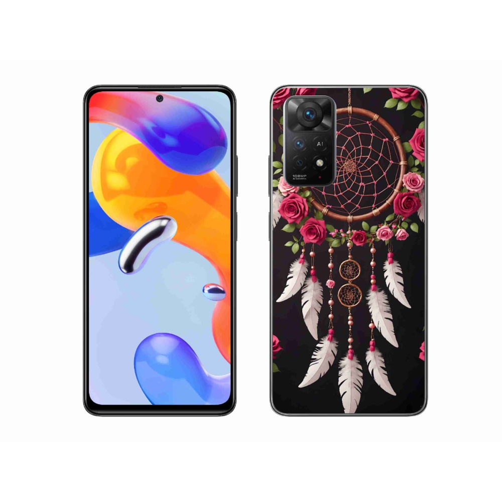 Gelový kryt mmCase na Xiaomi Redmi Note 11 Pro 4G/5G - lapač snů s růžemi