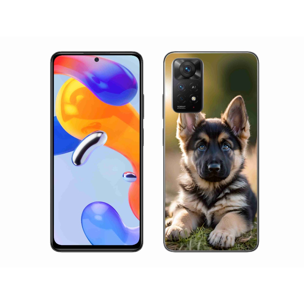 Gelový kryt mmCase na Xiaomi Redmi Note 11 Pro 4G/5G - německý ovčák v přírodě