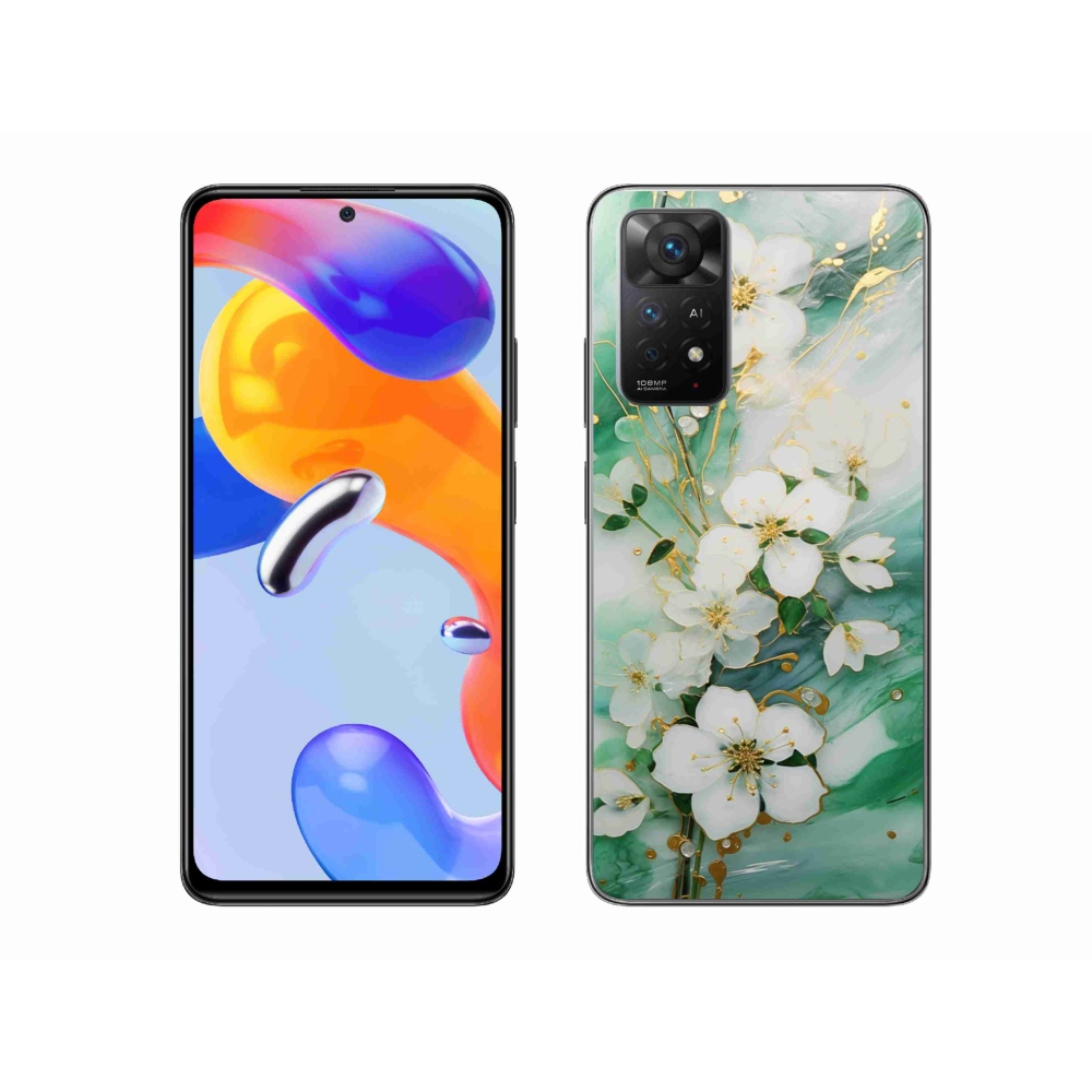 Gelový kryt mmCase na Xiaomi Redmi Note 11 Pro 4G/5G - něžné květy