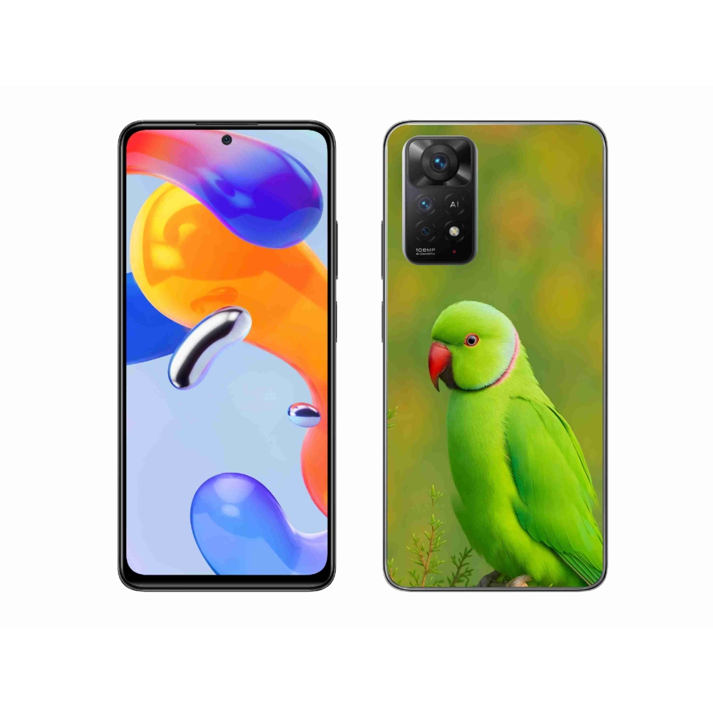 Gelový kryt mmCase na Xiaomi Redmi Note 11 Pro 4G/5G - papoušek alexandr 2