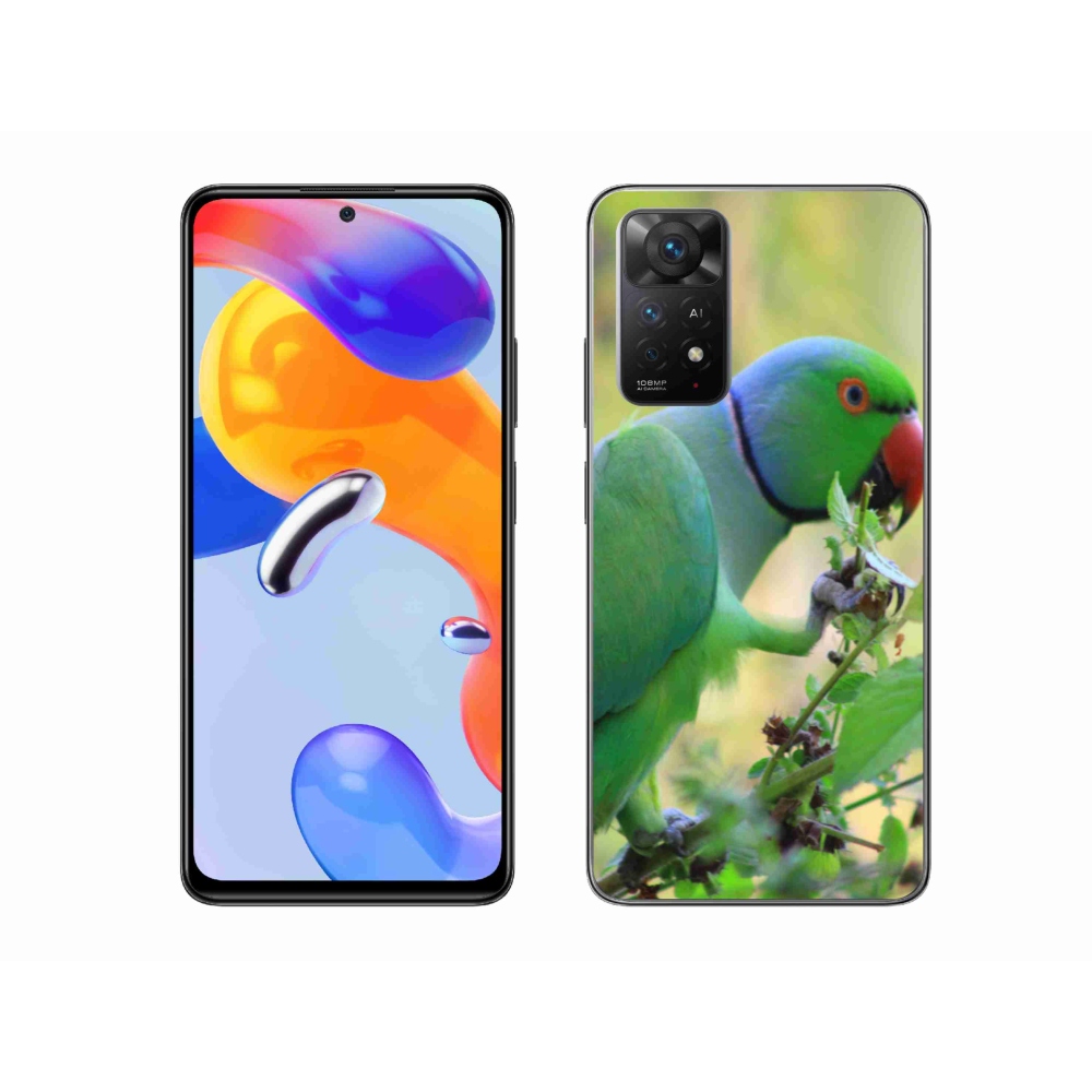 Gelový kryt mmCase na Xiaomi Redmi Note 11 Pro 4G/5G - papoušek alexandr