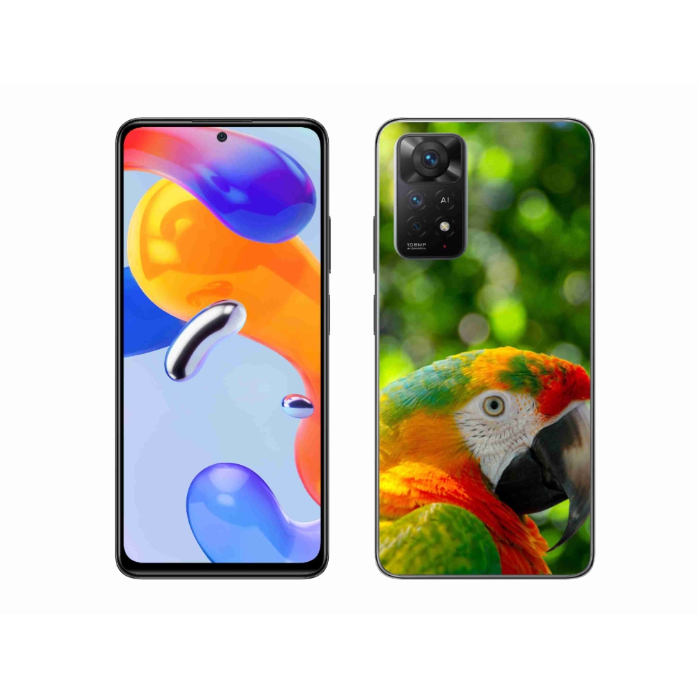 Gelový kryt mmCase na Xiaomi Redmi Note 11 Pro 4G/5G - papoušek ara 3