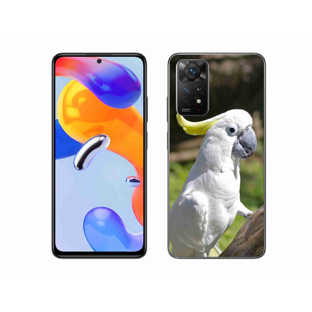 Gelový kryt mmCase na Xiaomi Redmi Note 11 Pro 4G/5G - papoušek kakadu 2