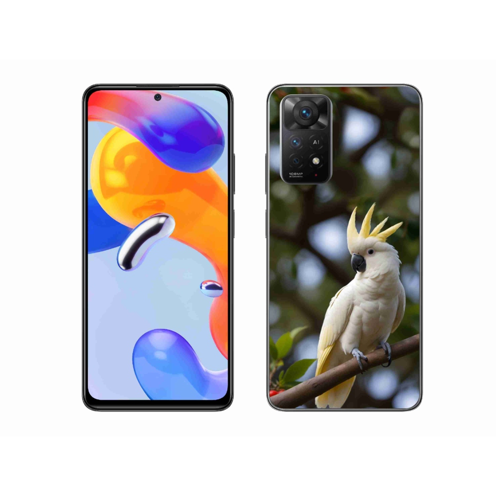 Gelový kryt mmCase na Xiaomi Redmi Note 11 Pro 4G/5G - papoušek kakadu 3