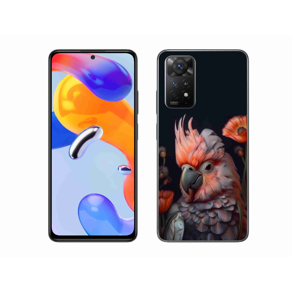 Gelový kryt mmCase na Xiaomi Redmi Note 11 Pro 4G/5G - papoušek kakadu v barvách