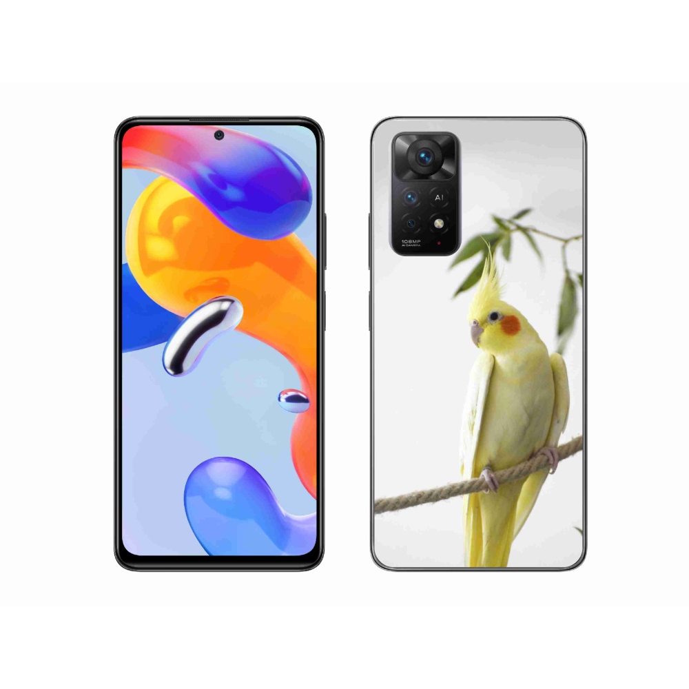 Gelový kryt mmCase na Xiaomi Redmi Note 11 Pro 4G/5G - papoušek korela chocholatá