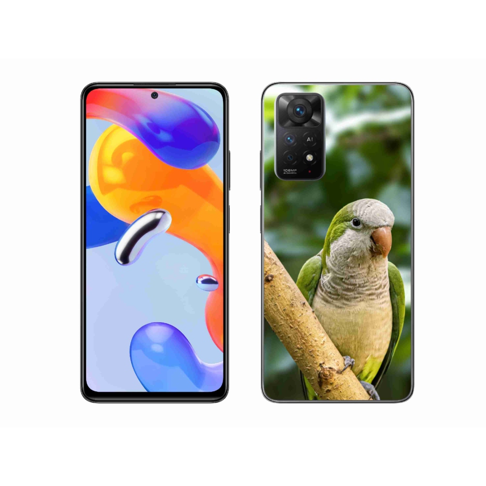 Gelový kryt mmCase na Xiaomi Redmi Note 11 Pro 4G/5G - papoušek mníšek