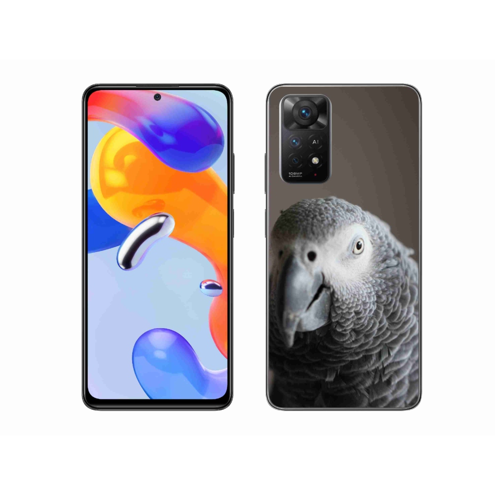 Gelový kryt mmCase na Xiaomi Redmi Note 11 Pro 4G/5G - papoušek žako 2