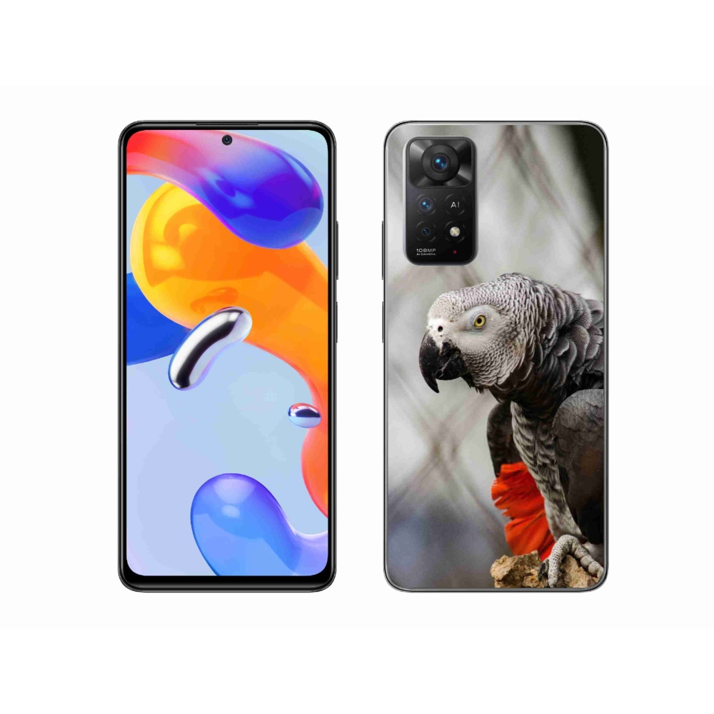 Gelový kryt mmCase na Xiaomi Redmi Note 11 Pro 4G/5G - papoušek žako 3