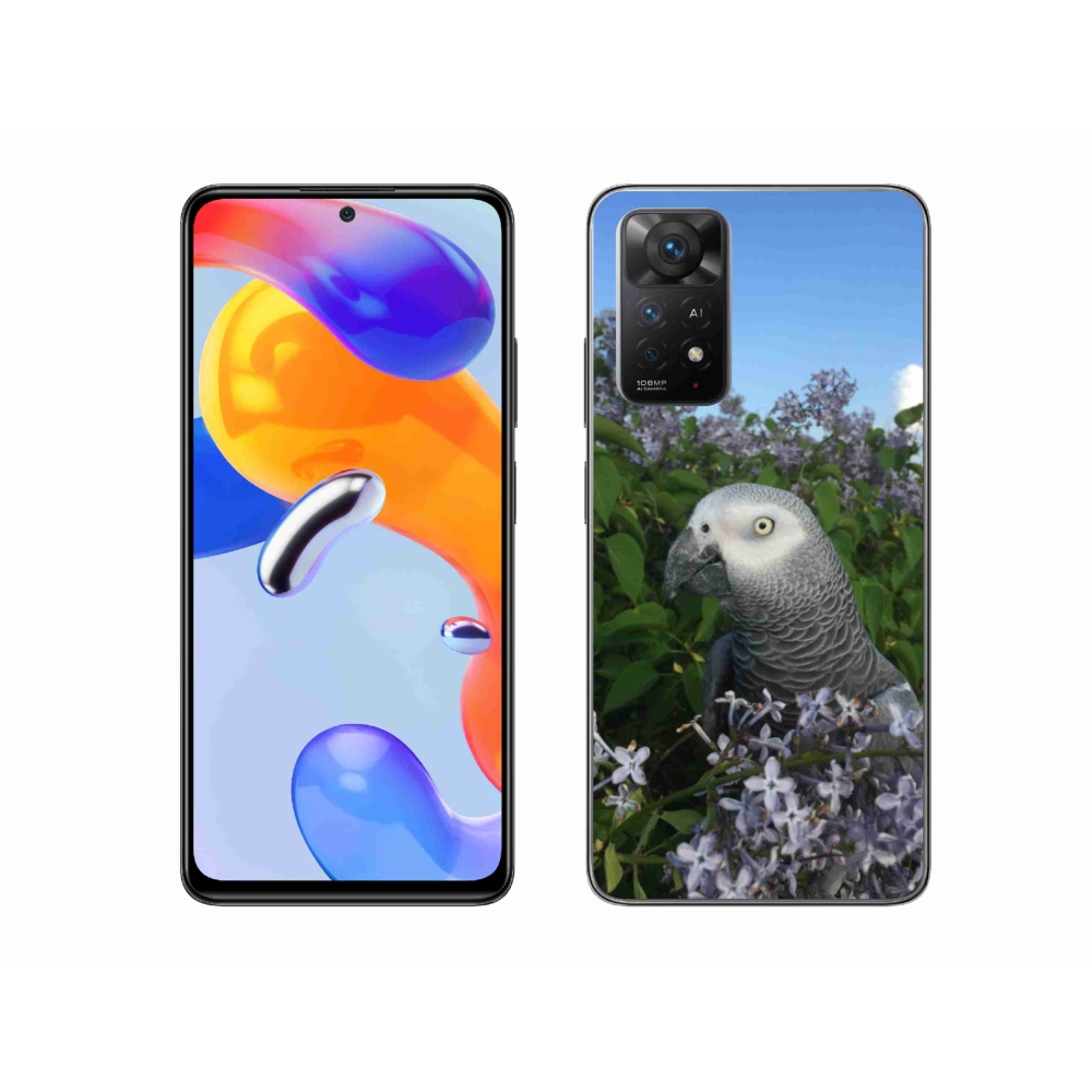 Gelový kryt mmCase na Xiaomi Redmi Note 11 Pro 4G/5G - papoušek žako