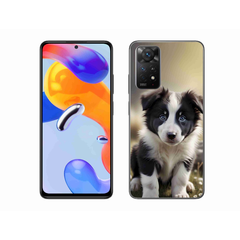 Gelový kryt mmCase na Xiaomi Redmi Note 11 Pro 4G/5G - roztomilá border kolie