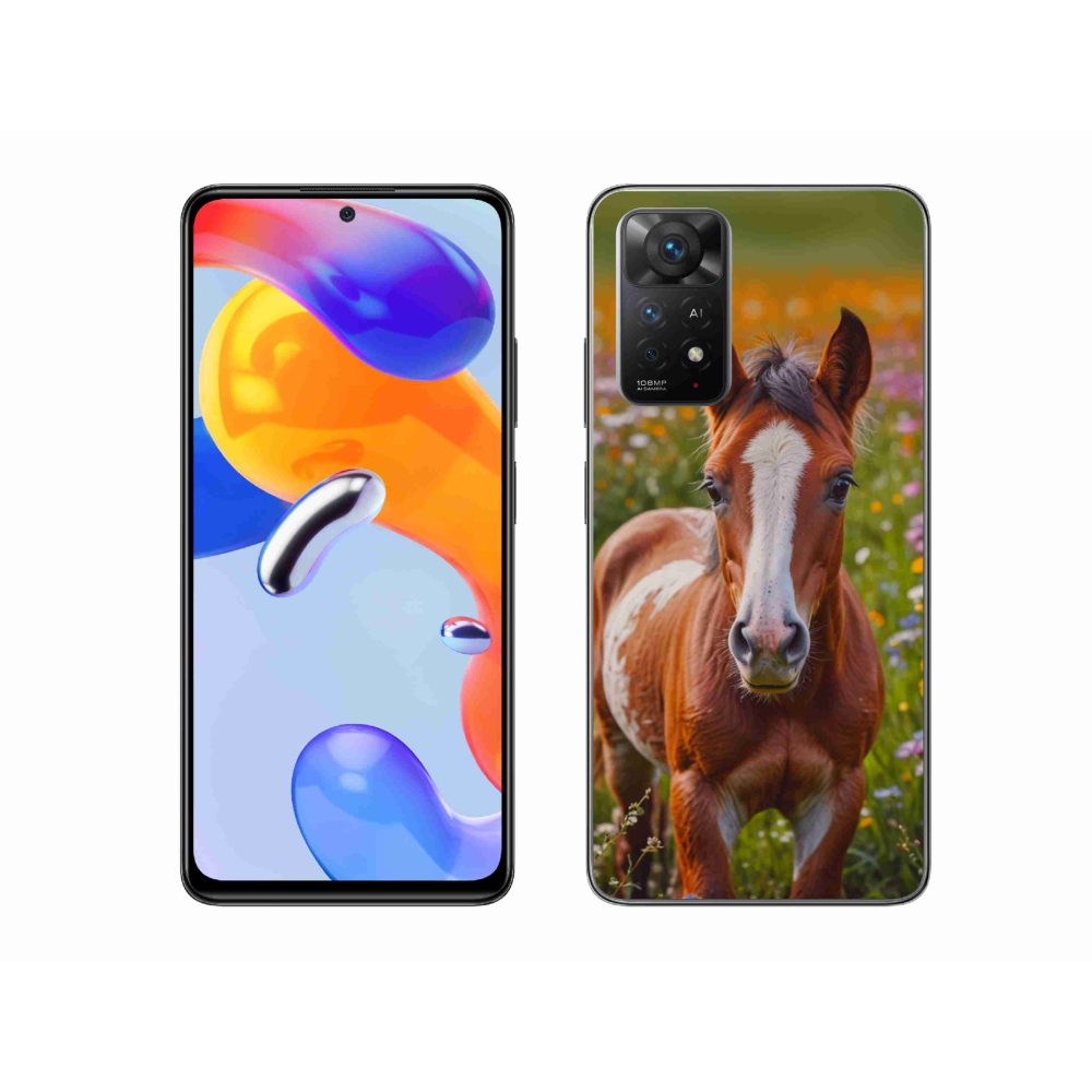 Gelový kryt mmCase na Xiaomi Redmi Note 11 Pro 4G/5G - roztomilé hříbě