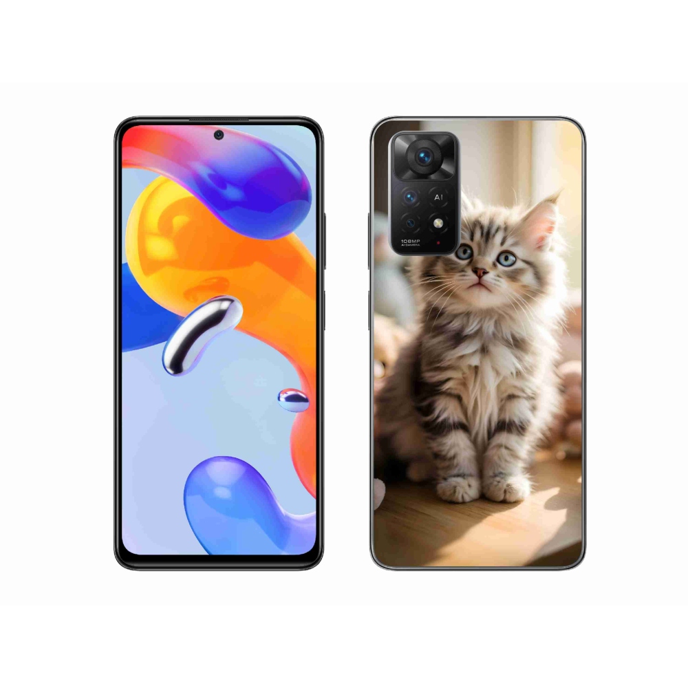 Gelový kryt mmCase na Xiaomi Redmi Note 11 Pro 4G/5G - roztomilé kotě 10