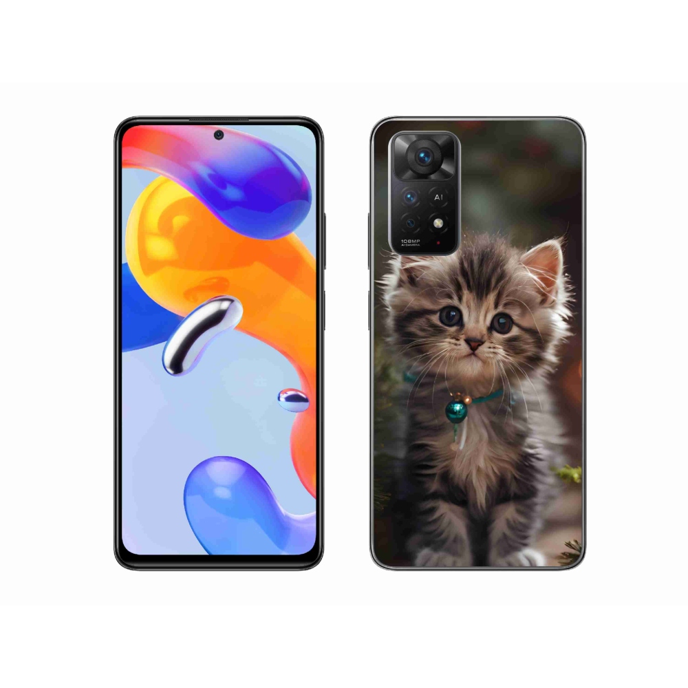 Gelový kryt mmCase na Xiaomi Redmi Note 11 Pro 4G/5G - roztomilé kotě 11