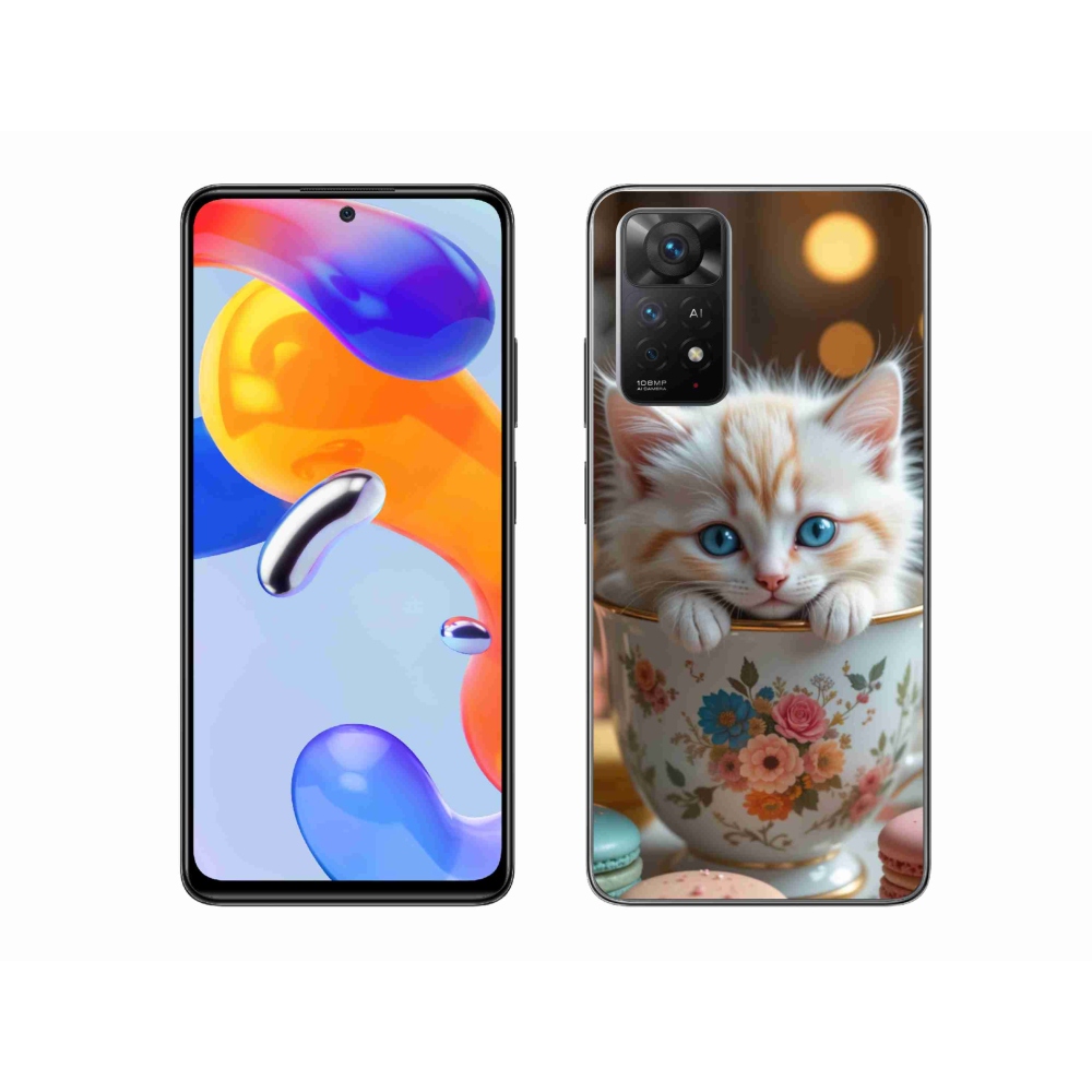 Gelový kryt mmCase na Xiaomi Redmi Note 11 Pro 4G/5G - roztomilé kotě 6
