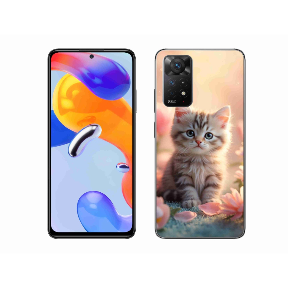 Gelový kryt mmCase na Xiaomi Redmi Note 11 Pro 4G/5G - roztomilé kotě 8