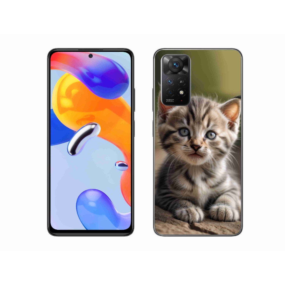 Gelový kryt mmCase na Xiaomi Redmi Note 11 Pro 4G/5G - roztomilé kotě 9