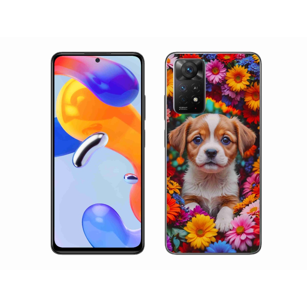 Gelový kryt mmCase na Xiaomi Redmi Note 11 Pro 4G/5G - roztomilé štěně