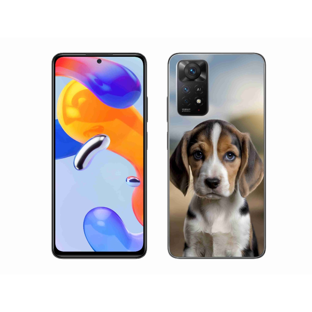 Gelový kryt mmCase na Xiaomi Redmi Note 11 Pro 4G/5G - roztomilý bígl