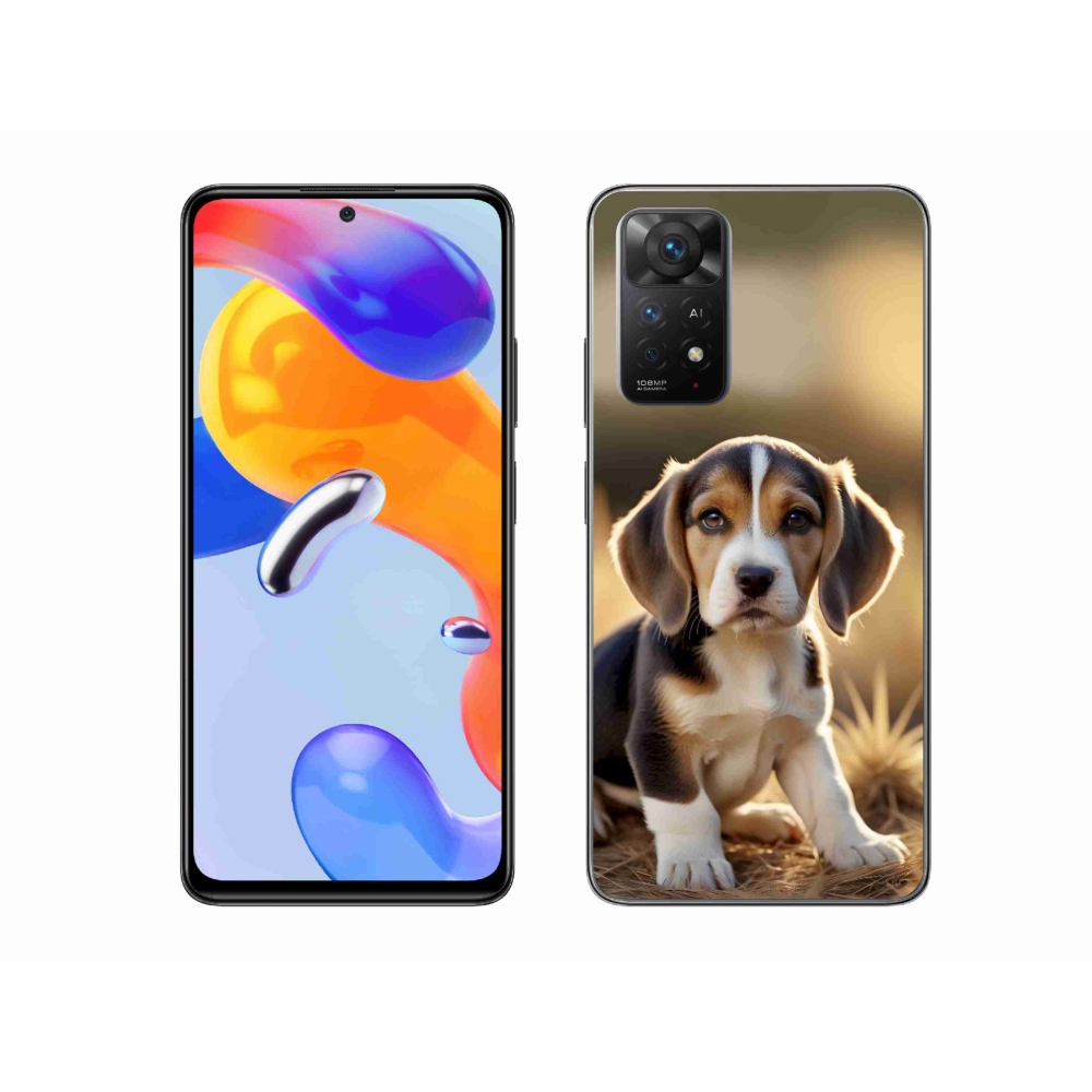 Gelový kryt mmCase na Xiaomi Redmi Note 11 Pro 4G/5G - roztomilý bígl